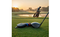 Waterproof Numbered Golf Headcover Easy to Clean Golf Club Headcover Striped Design Driver Long-Range Wood Wood Hybrid Cover for Golfers