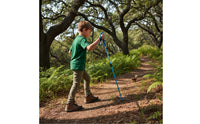 Ultra Light Kids Trekking Pole Extendable Child Hiking Pole Easy to Carry Carbon Fiber Walking Stick Lightweight for Travel