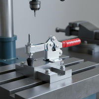 Sturdy Construction Quick Release Toggle Clamp Non-Slip Grip Quick Release Jig Clamp Rust Resistant Workshop Tool for Woodworkers, Machinists, Welders, Jigs and Fixtures, Metalworking, Assembly Lines