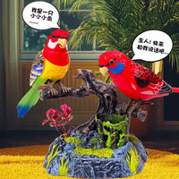 Simulated Talking Parrot Toy with Sound Control for Kids