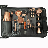 Creative Black Bar Tool Storage Bag Portable Bartender Kit Organizer