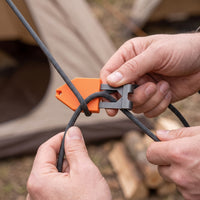 Compact Rope Anchor Hook Textured Anchor Hook One-Handed Hardware Quick-Release for Camping