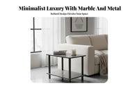 C-Shaped Snack Stand Light Luxury End Table multipurpose for Living Room, Students