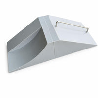 Tabletop Fingerboard Ramp with Handrails Portable Fingerboard Ramp with Sturdy Mini Skatepark Accessory Ready-to-Use for Skateboarding Fans