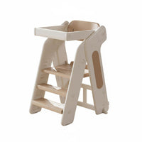 Grow Together High Chair Foldable Toddler Step Stool Multi-Use for Dining Room