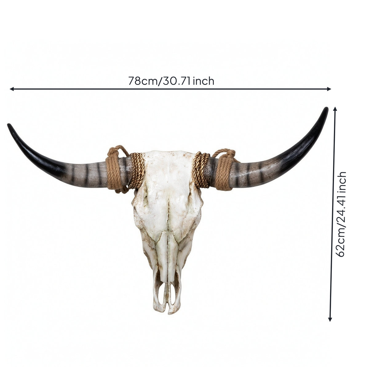 Bovine Wall Decor Cowboy-Themed Head Wall Hanging Resin for Bar