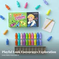 Bottle Guessing Game Logical Thinking Memory Matching Game Improves Focus Color and Pattern Puzzle for Kids, Classroom