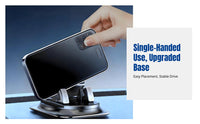 Car Phone Holder, Dashboard Suction Mount, 2024 Upgrade, Universal Compatibility, Anti-Shake, Mirror Finish