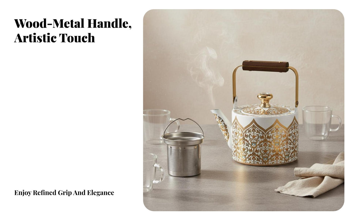 Stainless Steel Teapot Food Grade Material Middle Eastern Design Teapot