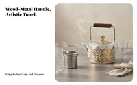 Stainless Steel Teapot Food Grade Material Middle Eastern Design Teapot