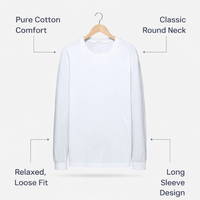Mens Sweatshirts Crew Neck, Comfortable Breathable Wear, Loose Fit Jumpers in Solid Colors, Work Casual Workwear