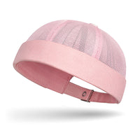 Mesh Brimless Cap Ventilated Brimless Cap Skullcap Breathable Lightweight for Streetwear, Outdoor Activities