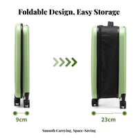 Space-Saving Foldable Suitcase Lightweight Foldable Travel Suitcase Wear-Resistant Wheels for Home Storage, Business Trips, Weekend Getaways