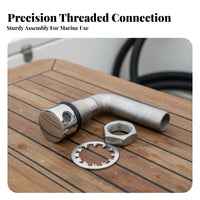 16mm Hull Air Outlet Stainless Steel Boat Vent Ocean Air Vent Anti-Rust Yacht Exhaust Fitting Long-Lasting