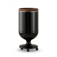 Open Top Trash Can Cylindrical Floor Trash Can Waste Bin Tall Wastebasket Modern for Kitchen, Living Room