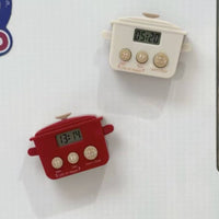 Cooking Timer Cooking Pot Shaped Timer Magnetic Cooking Timer Countdown Clock Attachable Backing with Easy Operation Suitable for Kitchen Study Home Management