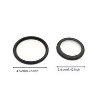 2 Pieces Compatible Stethoscope Diaphragm Flexible Stethoscope Membrane Thin Replacement Diaphragm Universal for, Clinics