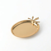 Copper Tray with Handle Decorative Tray with Handle Easy to Clean for Coffee Table, Vanity