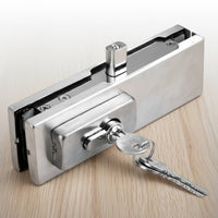 Frameless Glass Door Floor-Mounted Lock Rust and Floor Mounted Glass Door Lock Heavy Duty for Commercials Buildings, Office, Entrance Doors