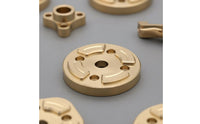 Brass Steering Joint Steering Hub Kit Direct Replacement Brass Counterweight Set Performance Upgrade Heavy Duty Axle Housing Components