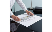 Clear Scale Markings Boat Navigation Plotting Ruler Sturdy Construction Nautical Parallel Ruler Charting Tool for Boaters, Drafting