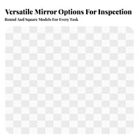 Telescopic Inspection Mirror Portable Under Vehicle Inspection Mirror Stainless Steel for Mechanics, Car Repair