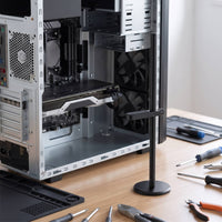 Graphics Card Support Bracket Aluminum Alloy GPU Support Bracket Graphics Card Brace Universal Fit for PC Builders