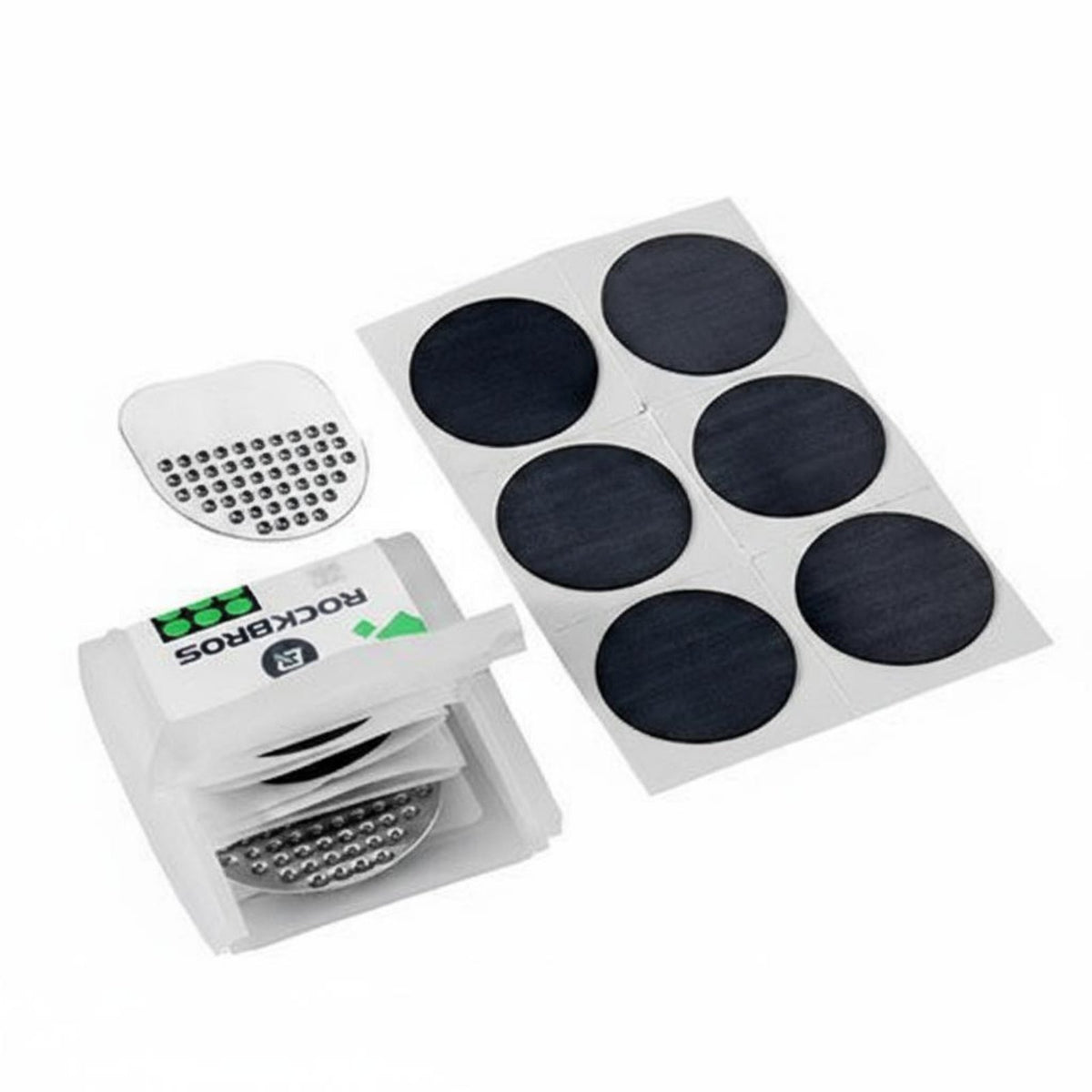 6 Pieces Easy Application Glueless Bike Tire Repair Sticker Kit Portable Glueless Tire Patches Compact