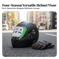 Replacement Helmet Lens Multi-Season Transparent Half Helmet Visor Anti for Adults Riders