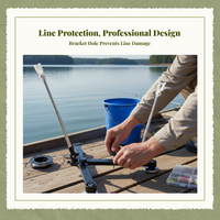Fishing Rod Rack Upright Storage Home Easy Installation Boat