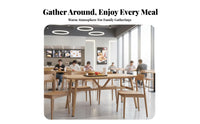 5 Pieces Sturdy and Long-Lasting Rectangular Dining Table with 4 Chairs Easy to Clean Table with 4 Seats Stable Structure Commercial Furniture Modern Design for Restaurant Owners, Families, Homeowners, Kitchen, Home