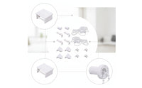 4 Pieces Universal Fit Blind Repair Hardware Molded Bead Chain Control Mechanism Sturdy Blind Replacement Parts Wear-Resistant for Renters, Home Maintenance