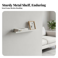Single-Tier surfacemounted Rack Nordic design surfacemounted Picture Shelf Minimalist Design adaptable Use for Decor hobbyists