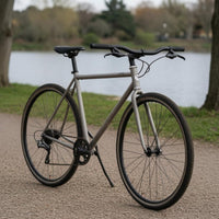 Aluminum Alloy Cycle Handlebar M-Shaped Retro Bike Handlebar Matte Finish
