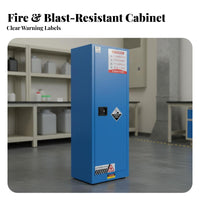Cabinet Fire Resistant Fire Resistant-Resistant Cabinet Lockable for Lab Technicians, Industrial Professionals, Lab, Warehouse, Workshop