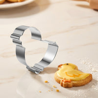 Easter Cookie Multiple Shapes Bunny Shaped Cookie Food Grade Stainless Steel Biscuit Stamper for Cooks, DIY Craft, Crafting, Infant Showers