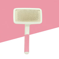 Cat Brush and Dog Brush for Hair Removal, Self Cleaning Slicker Dog Brushes for Grooming, Metal Pin Dog Brush for Short Hair and Cockapoo Tool