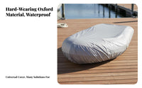 Inflatable Boat Cover Debris-Resistant Oxford Cloth Boat Protector Kayak Storage Cover Protection Boating Accessory Tear