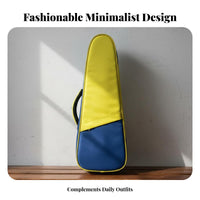 21 Inch Ukulele Bag Water-Resistant Ukulele Backpack Case Musical Instrument Accessory Lightweight Design Long-Lasting Oxford