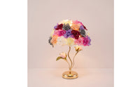 Dimmable Flower Lamp with USB Dimmer Decorative Rose Lamp Elegant for Bedroom, Nightstand, Vanity, Wedding