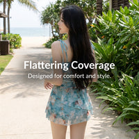 Swimsuits for Women with Modest Swim Dress Design for Seaside Water Sports, Padded Swimming Costume for Girls