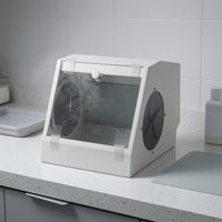 Dust-Proof Sandblasting Box Slanted Viewing Window Sandblasting Dust Collector Box Oral Dustproof Cabinet Side Hand Ports