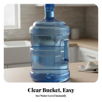 Reusable Water Jug Food Grade Large Capacity Water Container Leakproof Heavy-Duty Jug for Office, Camping, Emergency