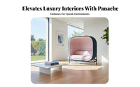 Statement Piece Enclosed capsule Seat Futuristic design Indoor Furniture Sound-Isolating Design Lounge Chair Sturdy Frame for Interior Designers, Business Owners, Readers, Lobby, Reception Area, perusing corner, Bedroom
