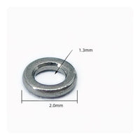 100 Pieces Ultra Light Fly Fishing Tippet Connector Leader Connection Connector Seamless for Anglers