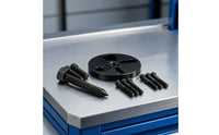 10 Pieces Universal Compressor Clutch Removal and Installation Tool Kit Heavy Duty Air Conditioning Compressor Clutch Tool Kit Compact Rebuild for DIYers, Home Garage