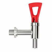 Boiling-Water Faucet Heat-Resistant Hot-Water Dispenser Tap Faucet with Curved Spout Instant Low Lead for Commercial Kitchens