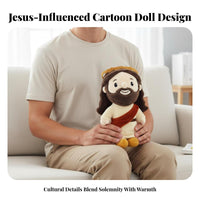 Jesus Doll Toy Soft Stuffed Doll Cute Design Stuffed Toy for Young Children