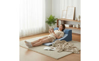 Ergonomic Design Elevated Sleeping Pillow Multi-Functional Adjustable Bed Inclined Pillow Set Gastric Reflux Relief Orthopedic Backrest System for Women, Bedridden Individuals, Post-Surgery Patients, Sofa