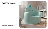 Easy to Clean Kids Bunny Armchair Sturdy & Safe Cartoon Creature Reading Chair Waterproof Small Baby Sofa Stain-Resistant for Toddlers, Babies, Preschoolers, Nursery, Bedroom, Living Room